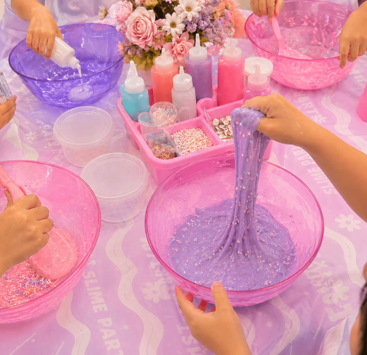 Fluffy Slime Making