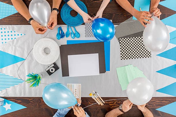 Children enjoying a birthday party activity in Singapore